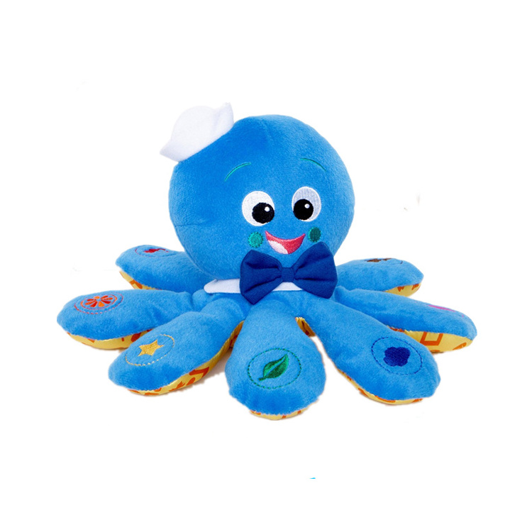 halloween day gifts cute pink soft baby octopus plush toy wholesale custom pirate stuffed animal toys