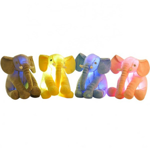 50cm Adorable Night Light Up Bear Plush Toy Fashion Kids Stuffed Animal Soft Plush Led Elephant Soft Pillow Toys