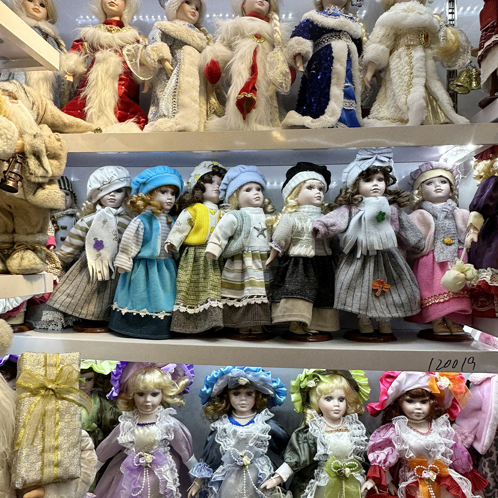 High quality various cute fashion indian porcelain doll