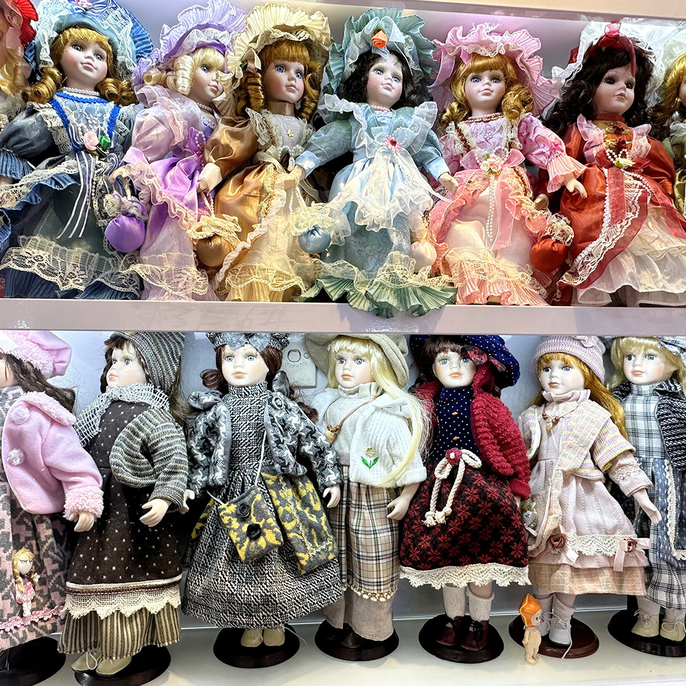 High quality various cute fashion indian porcelain doll