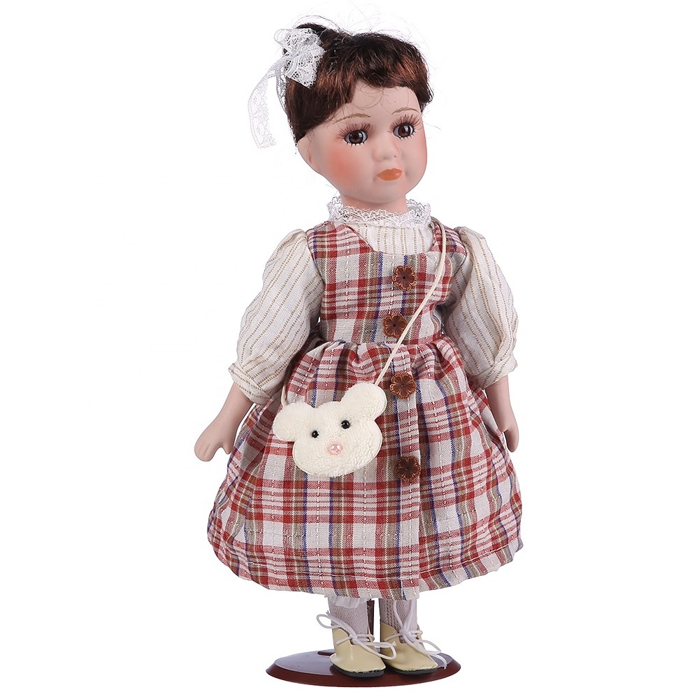 Wholesale cheap victorian 18inch girl doll porcelain doll heads