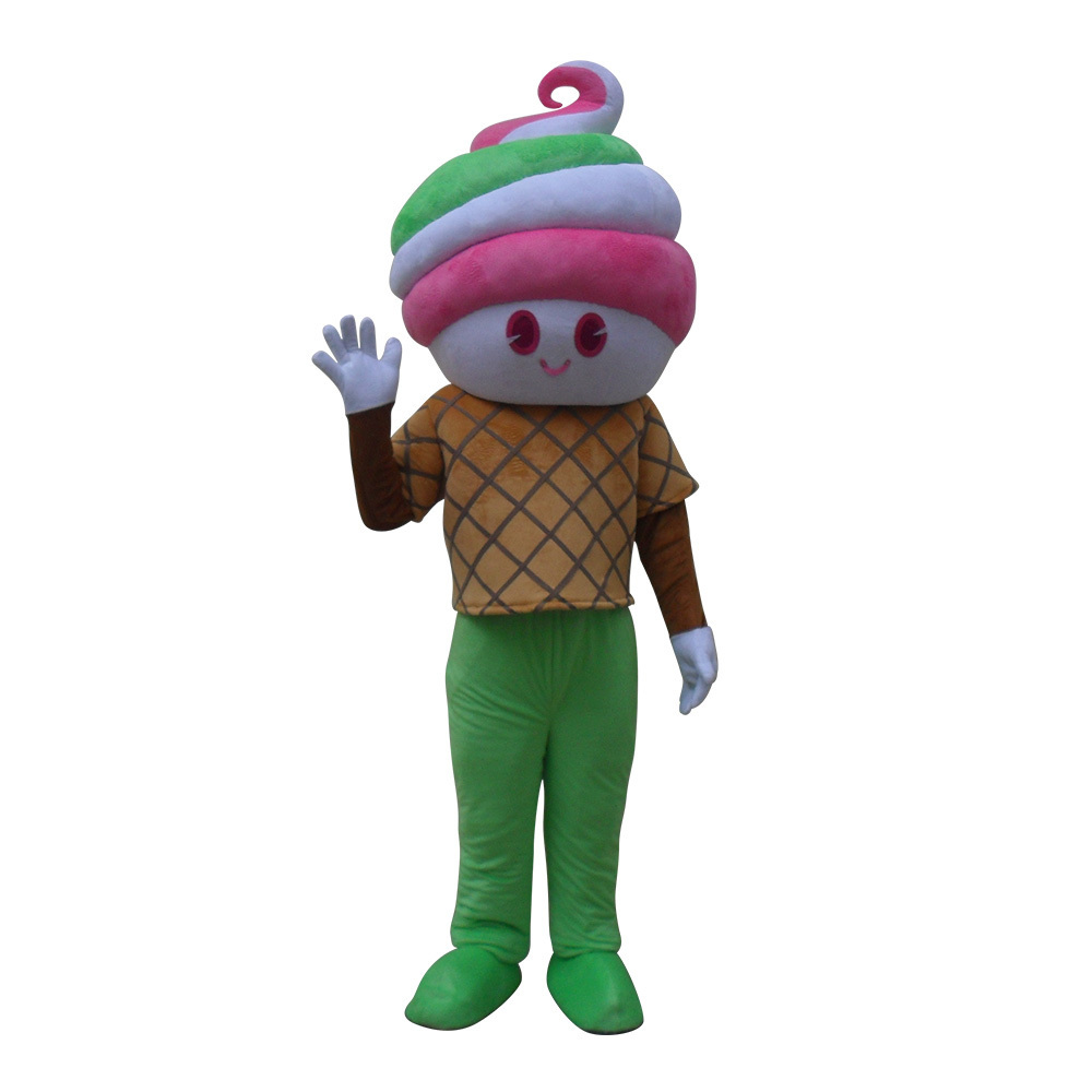 Cartoon Characters Milk Tea Snack Shop Mascot Costume Custom Icecream Mascot Costume For Adult