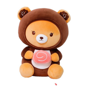 Personalized Custom Plush Toys Wholesale Soft Doll Bear Toys OEM Design Made Plush Bear Baby Doll