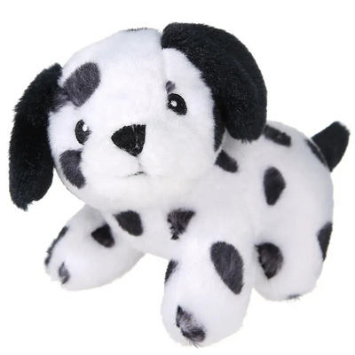 Cute Custom Small Size Puppy Dalmatian Soft Stuffed Animal Plush White Spotty Dog Toy