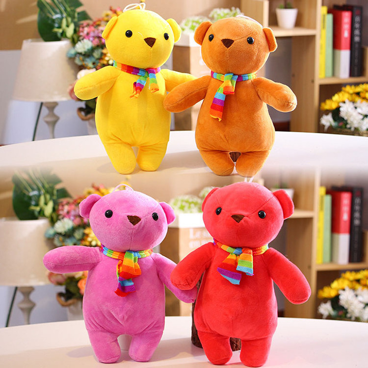 Factory cheap promotional crane machine 7'' plush toys claw machine doll plush stuffed animal plush toys