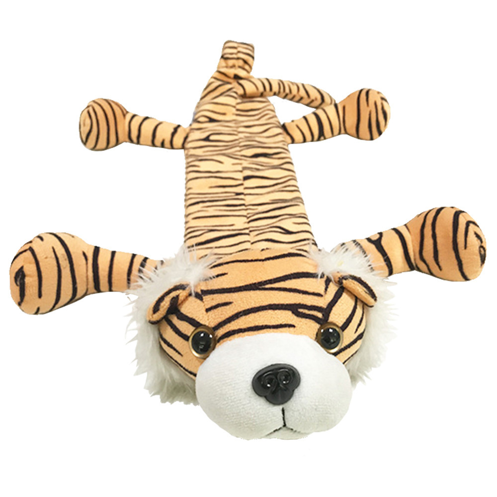 wholesale customized plush tiger/lion/bunny/giraffe/monkey animal shaped stethoscope cover for kids