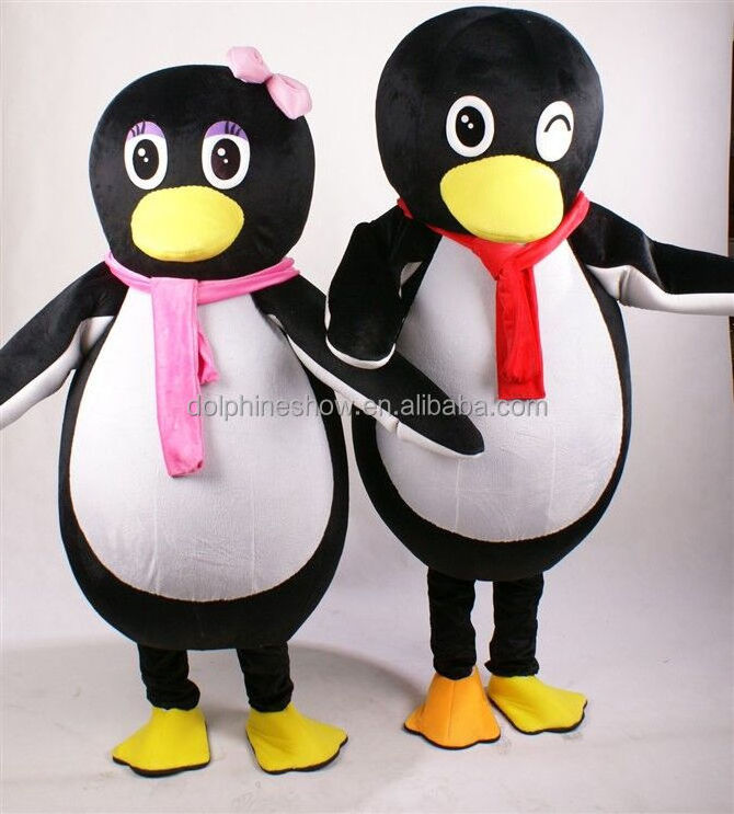 Cute Funny Madagascar Penguin Mascot Costume Halloween Party Custom Animal Shape Design Mascot Costume