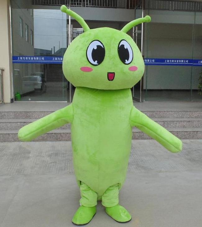 Creative Design OEM Made Animal Plush Mascot Costume Custom Worm Mascot Costumes For Adult