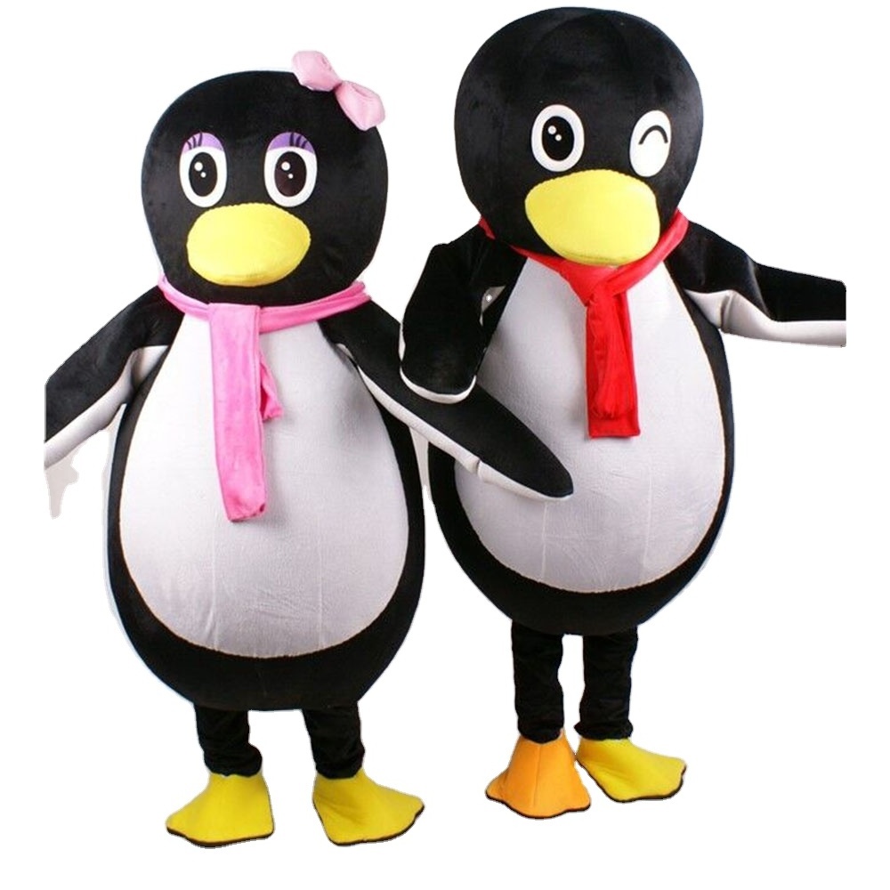 Cute Funny Madagascar Penguin Mascot Costume Halloween Party Custom Animal Shape Design Mascot Costume