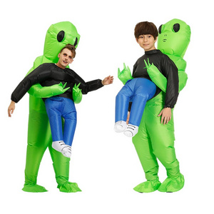 Halloween Gift Supply Kids Adult Play Ghost Alien Designs Custom Inflatable Mascot Costume