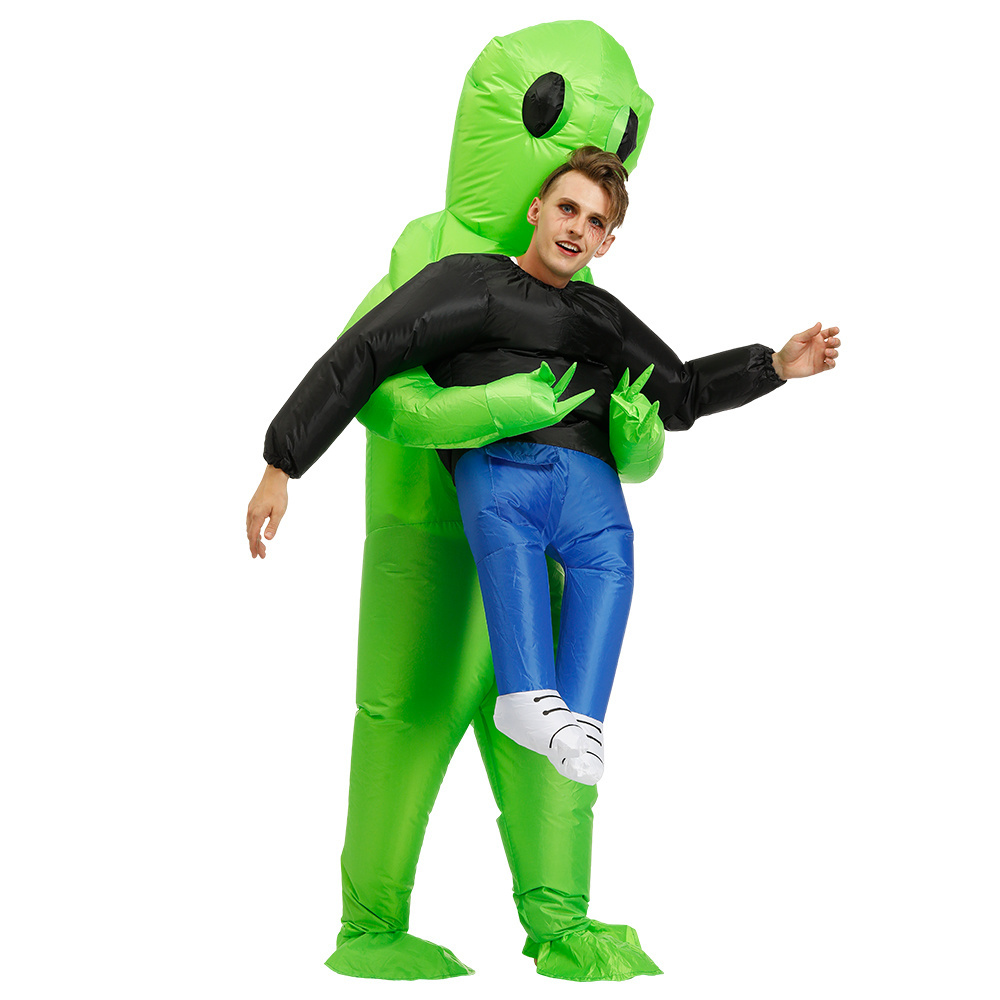 Halloween Gift Supply Kids Adult Play Ghost Alien Designs Custom Inflatable Mascot Costume