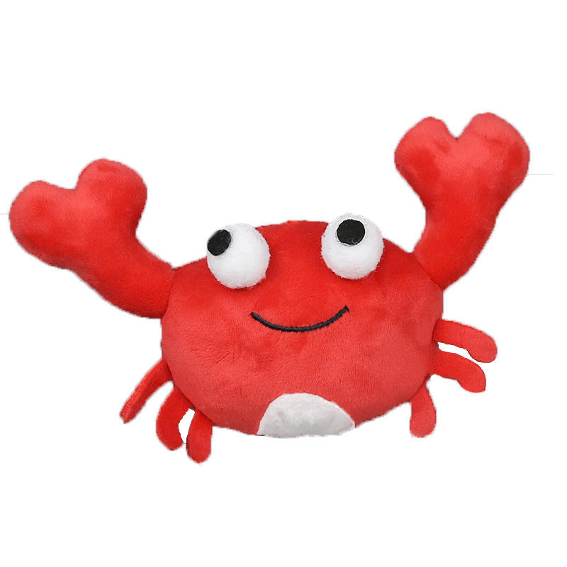 Hot selling red crab sea animal toy stuffed soft plush toys big eyes