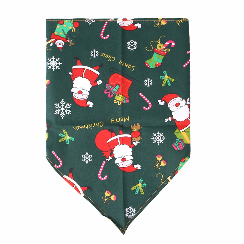 Cheap pet dog bandana 2022 christmas designs custom printed pattern logo brand pet bandana triangle wholesale