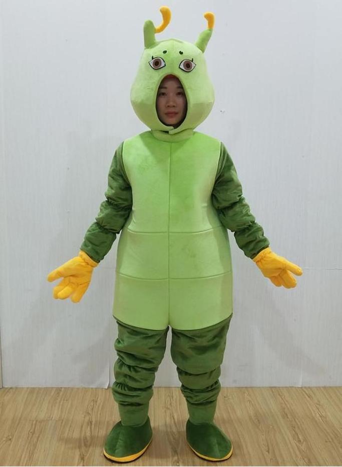 Creative Design OEM Made Animal Plush Mascot Costume Custom Worm Mascot Costumes For Adult