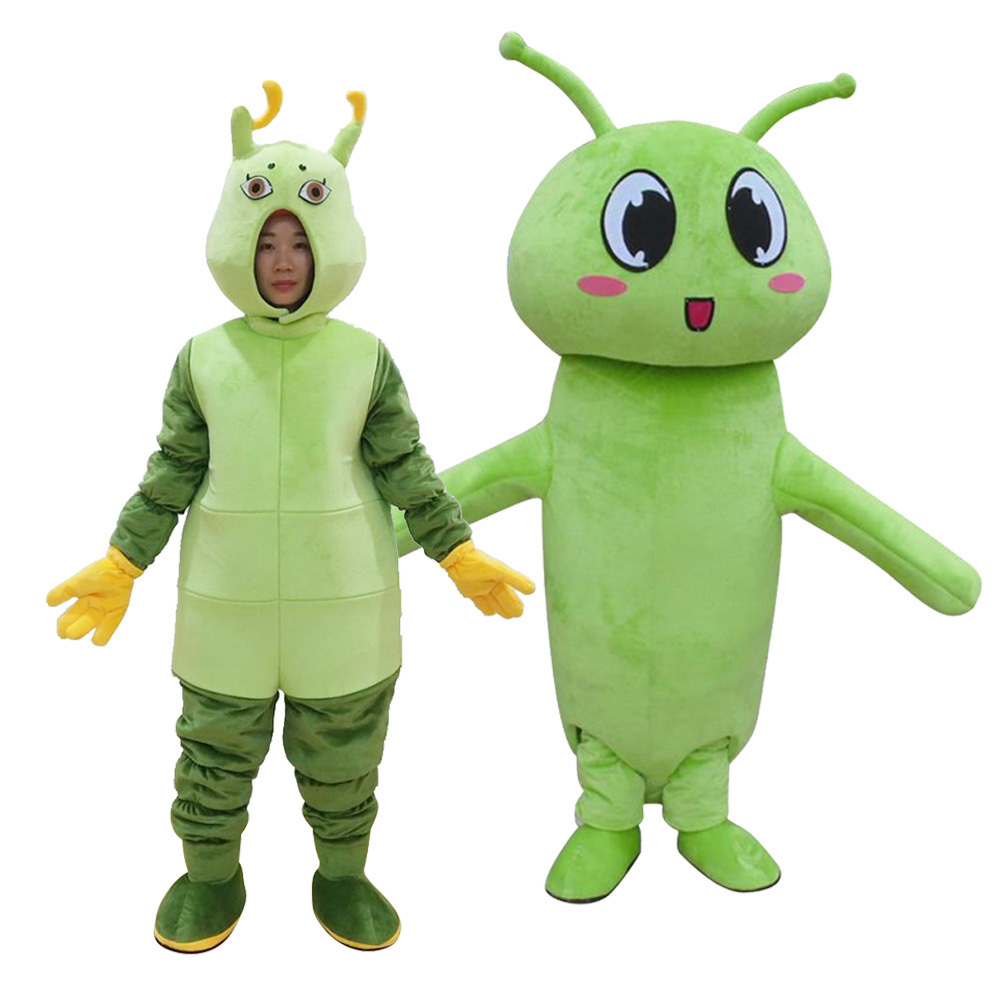 Creative Design OEM Made Animal Plush Mascot Costume Custom Worm Mascot Costumes For Adult