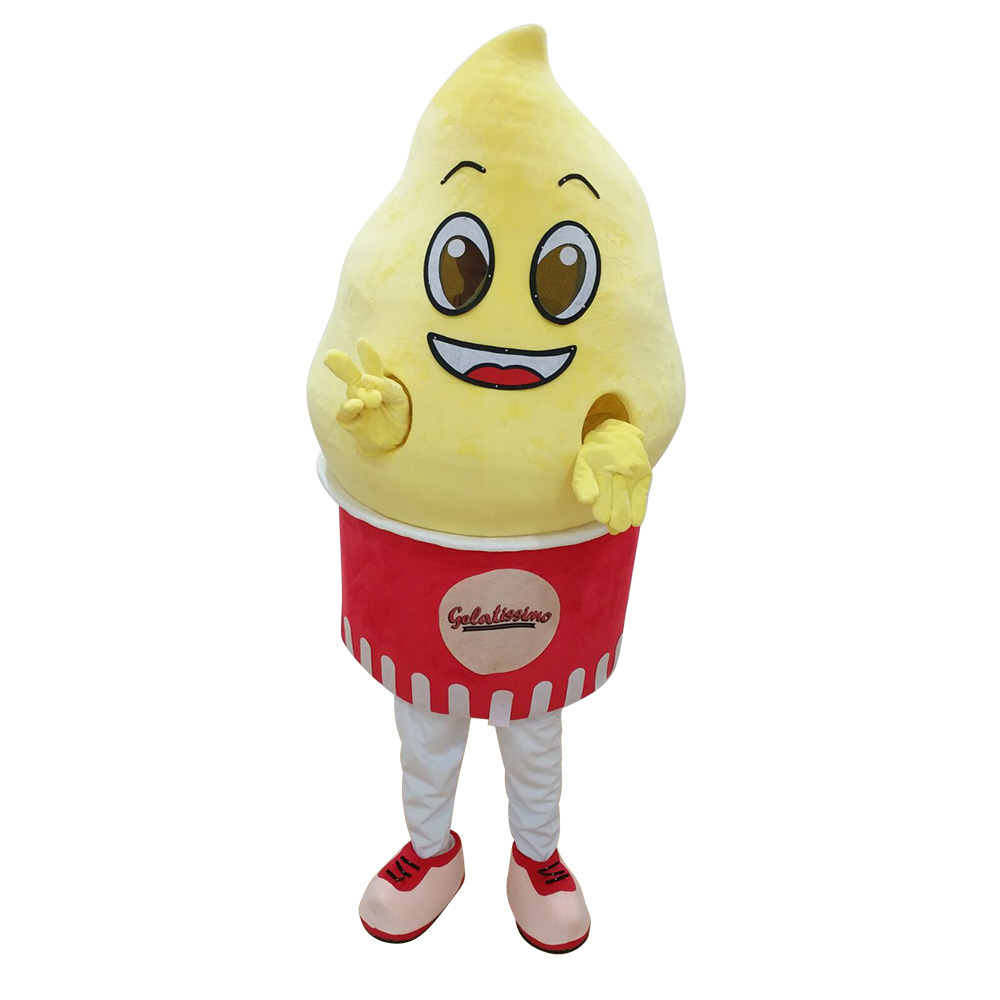 Cartoon Characters Milk Tea Snack Shop Mascot Costume Custom Icecream Mascot Costume For Adult