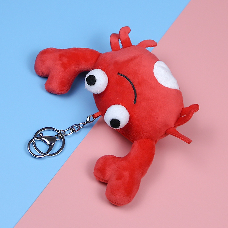 Hot selling red crab sea animal toy stuffed soft plush toys big eyes