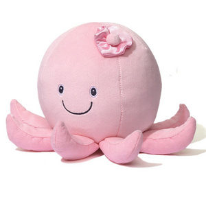 halloween day gifts cute pink soft baby octopus plush toy wholesale custom pirate stuffed animal toys