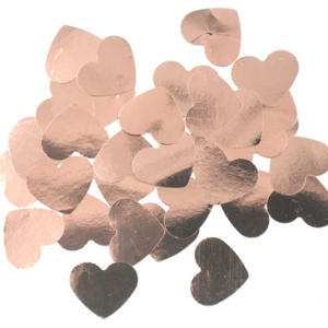 Custom Rose gold Foil Heart Dot Round Circle Shape Confetti Sprinkles Birthday Party Wedding Christmas Decoration Paper Confetti