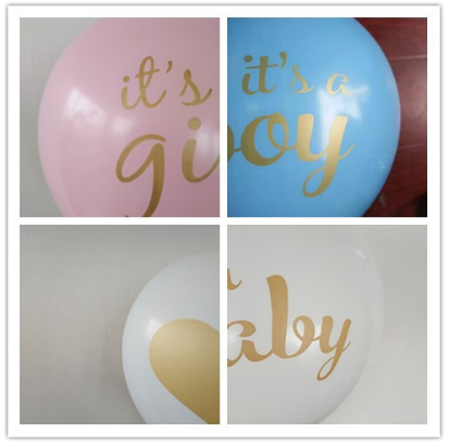 IT'S A BOY banners Garland printed Balloons photo props table cloths cupcake toppers for Gender reveal home party decor supplies