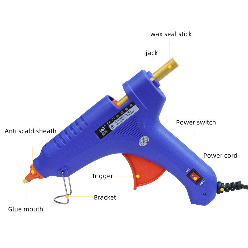 Flexible Hot Melting Gun Wax Seal Gun Sealing Wax Glue Gun for Wax Seal Sticks