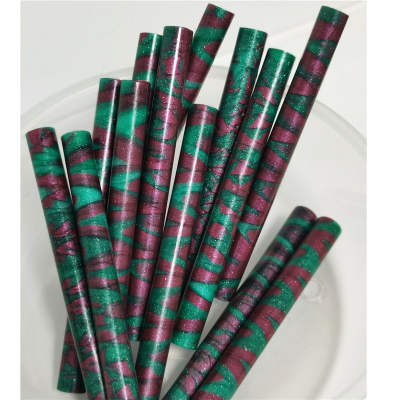 Green Wax Seal Sticks Red Mate Metallic Multiple Colors Sealing Wax Sticks