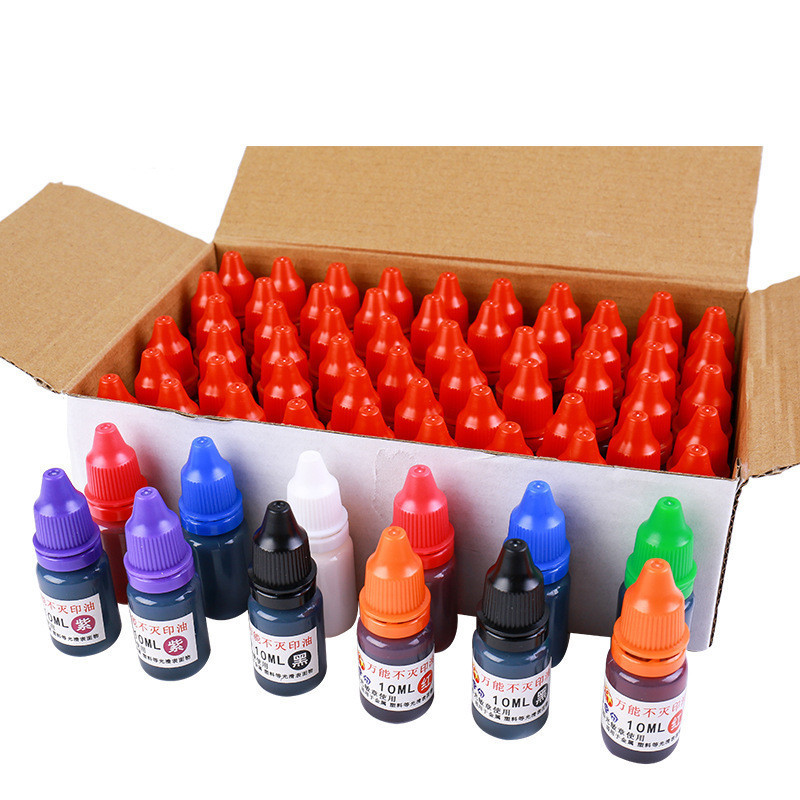 10ml 30ml 40ml 50ml 1000ml Golf Ball  Photosentitive Pre Inked Self Inking Flash Stamp Ink Refill for Plastic