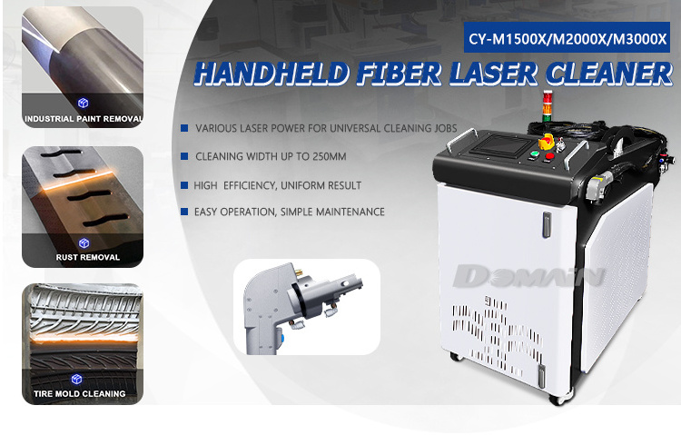 mopa laser cleaner 3000w backpack pulse laser cleaning 50w remove rust with laser machine