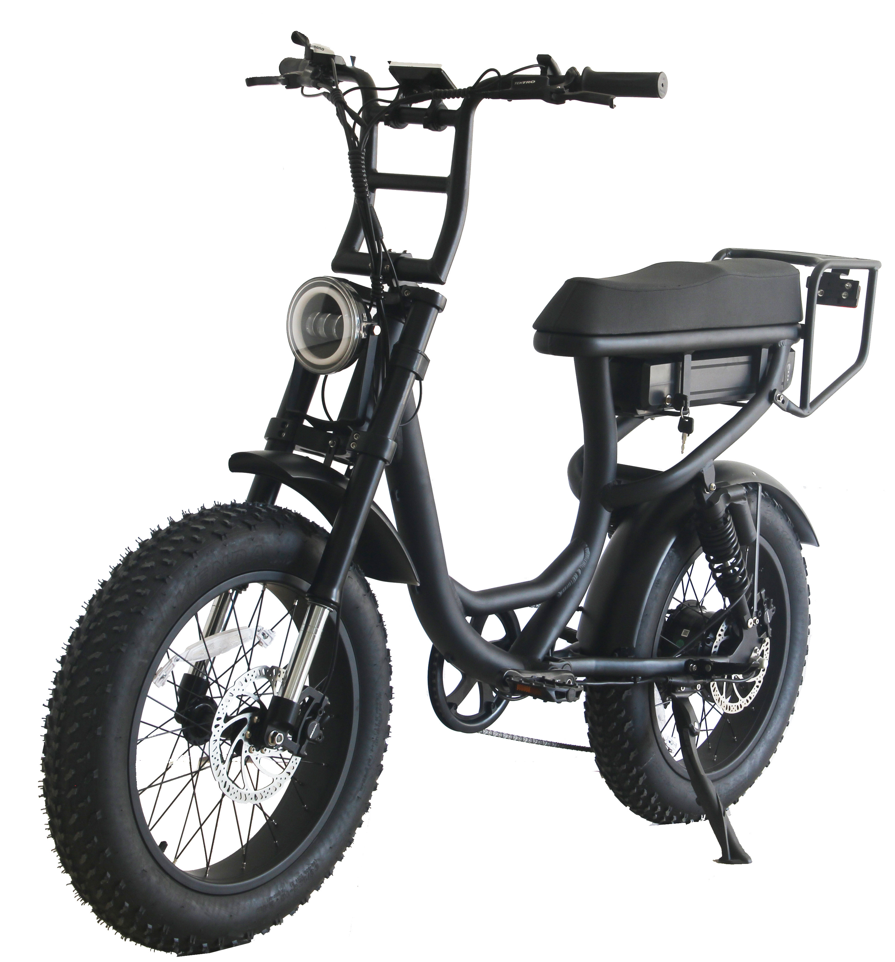 2023 custom wholesaler price 2 seat electric fat tire bike 20 inch electric fat tire bike