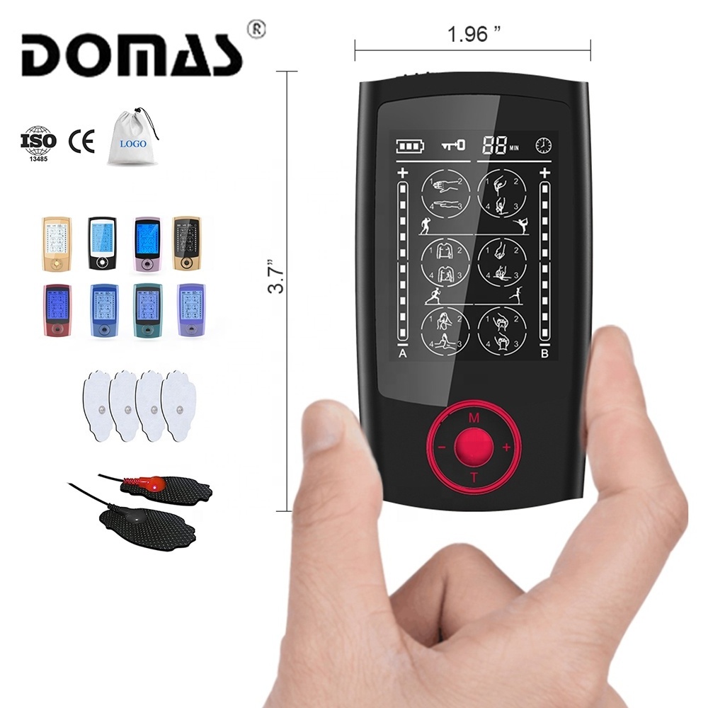 Hot Selling Ems Therapy Electrode Muscle Stimulator Machine Neck Massager Pain Relief Device Digital Tens Unit