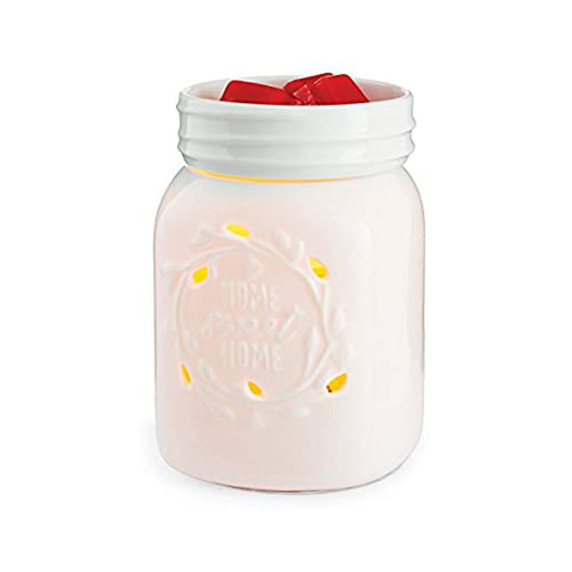 Ceramic Fragrance Oil Burner mason jar illumination fragrance warmer