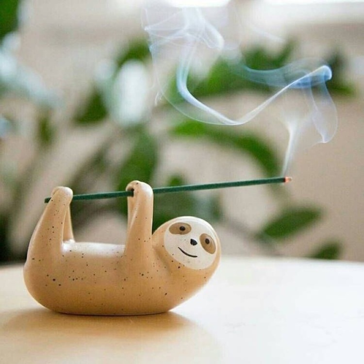 Handmade Creative Incense Burner Fashion Big Lip Ceramic Incense Stick Holder