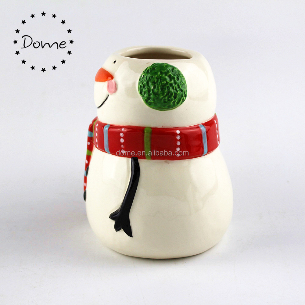 Santa claus shape ceramic christmas mug