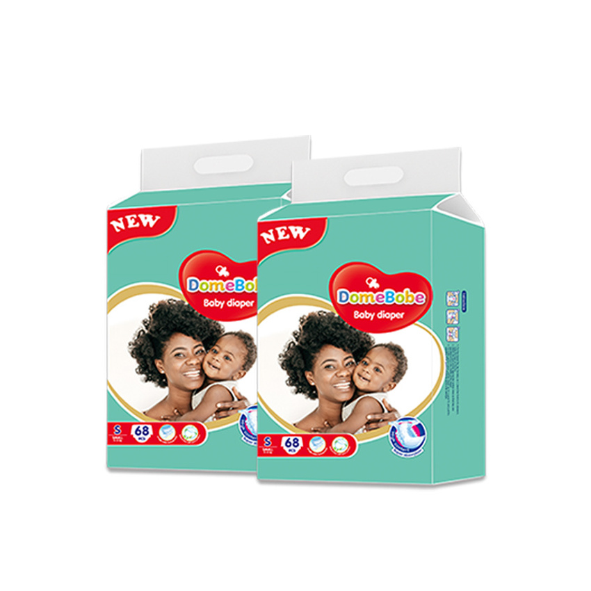 Domebobe Stock Lot Hot Selling Wholesale Grade B Baby Diapers and High Quality Bulk Baby Nappies