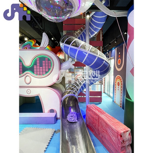 Domerry Stainless Steel Speed Slide for Kids Indoor Rotary Slide for Shopping Mall Playground Equipment