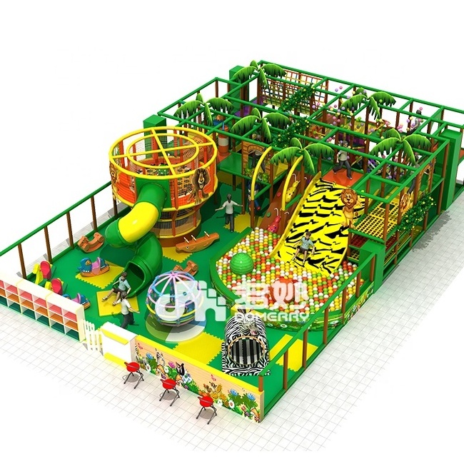 forest maze kids swing play set slide activity soft play equipment indoor playground