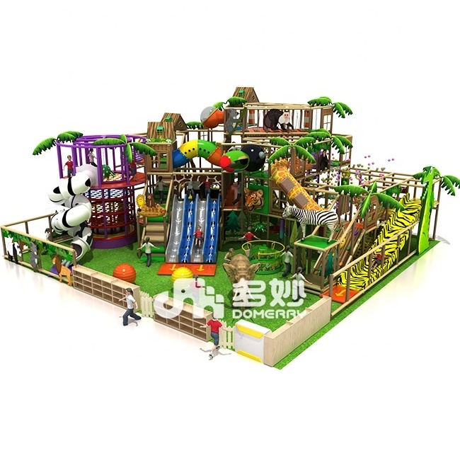 forest maze kids swing play set slide activity soft play equipment indoor playground