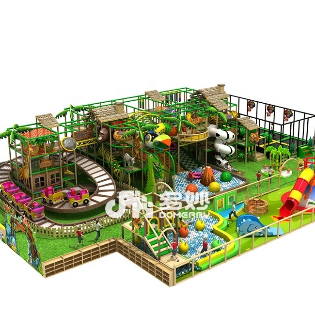 forest maze kids swing play set slide activity soft play equipment indoor playground