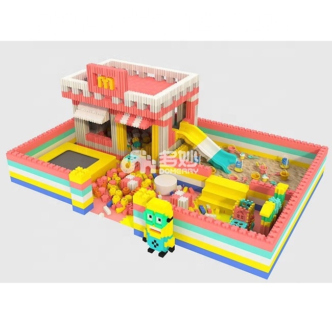 Domerry Kid's Big Block Set Educational Large DIY Foam Building Blocks for Model Toy with Customized Logo