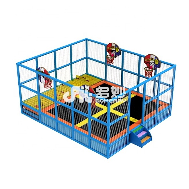 Custom Size Indoor Playground Equipment for Kids Trampoline Park for Home Garden Kindergarten Adventure Park