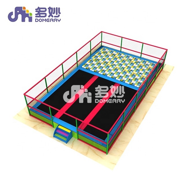 funny soft biggest trampoline children commercial indoor play ground amusement park jumping trampoline