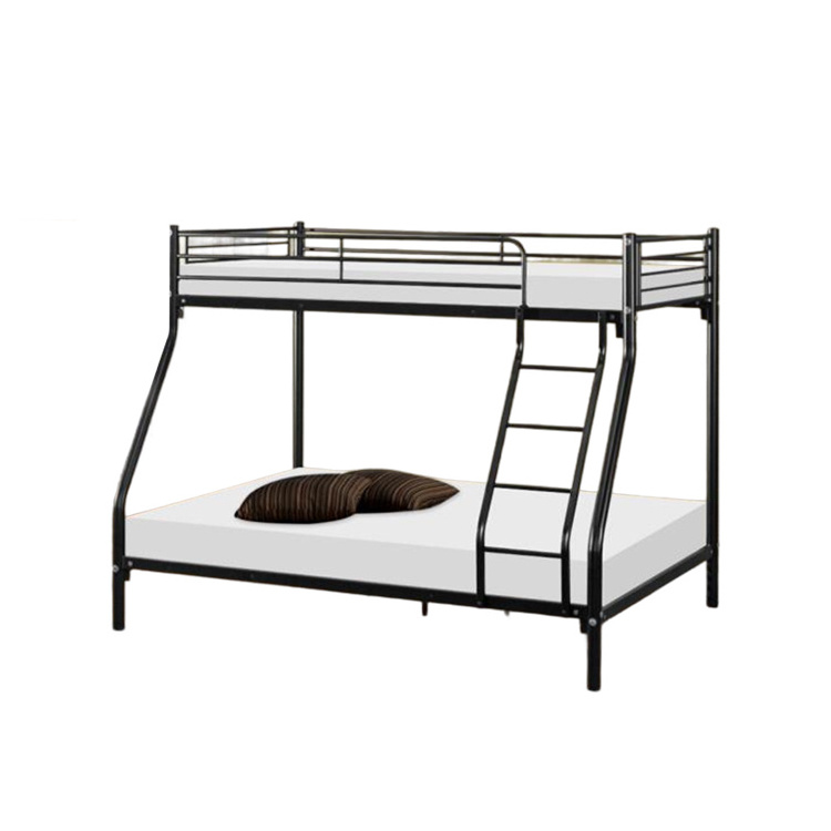 Wholesale Metal Frame Double Decker Bunk Bed Suitable for Teenagers Hostel Dormitory Metal Triple Loft Bed