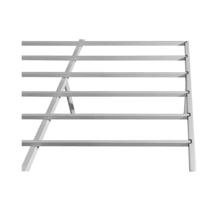 Classic Metal Bed Frame BF-211 Sleeping Bed Platform with Vintage Headboard and Footboard Iron Queen Size Bed