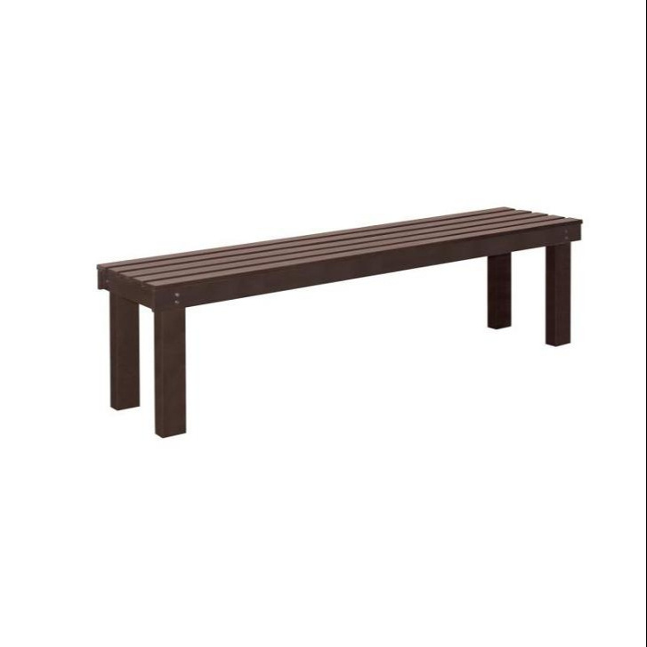 Modern Factory Direct Outdoor Metal Domica KD-7976 Wooden Seating Bench Chair Malaysia