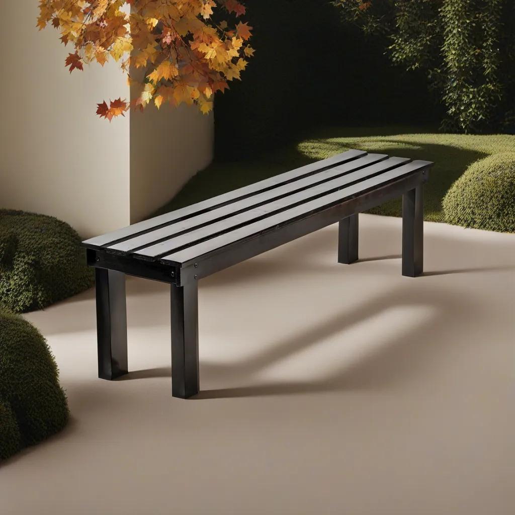 Modern Urban Furniture Outdoor Long Bench Seat Wooden Park Benches Low Price