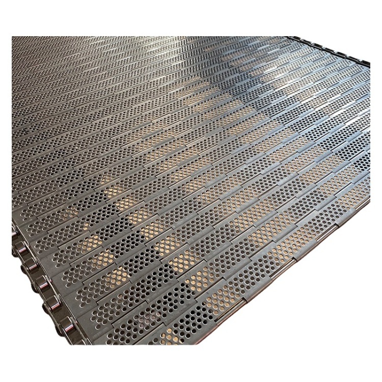 steel plate chip conveyor belt for transport conveyor/stainless steel conveyor belt/plate chip conveyor belt