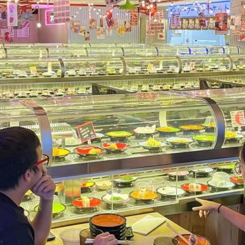 Sushi Conveyor Sushi Bar Table Sushi Restaurant Train Conveyor Belt Machine for sale