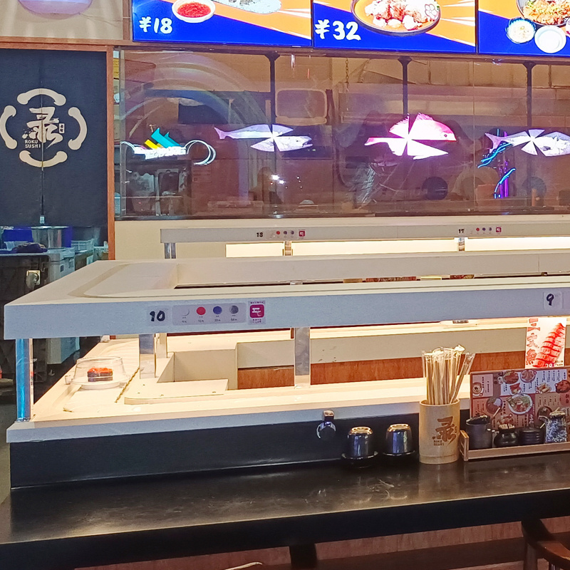 sushi conveyor table chain Sushi Conveyor Belt System/ Sushi Rotary Conveyor Belt/chain belt sushi conveyor