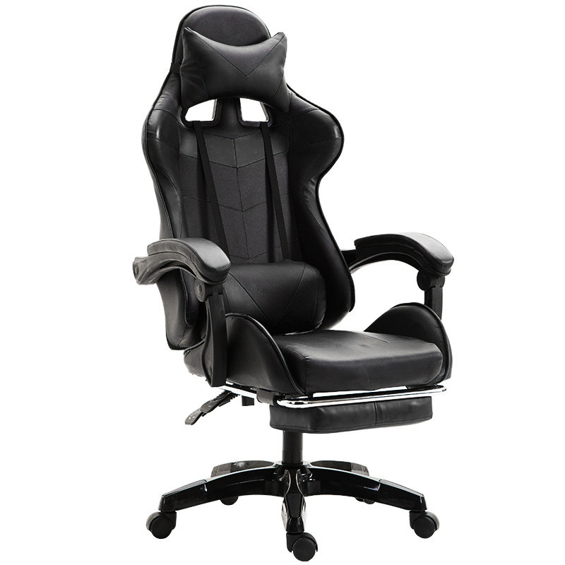 Silla gamer New Low Price Extreme Gamer ergonomic swivel PC Gaming Chair with footrest