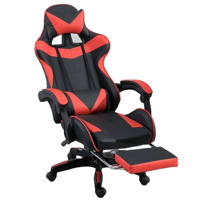 Silla gamer New Low Price Extreme Gamer ergonomic swivel PC Gaming Chair with footrest